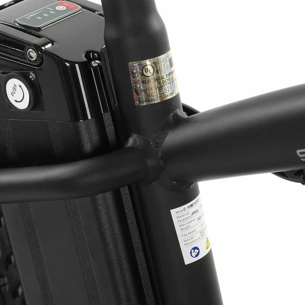 Ecotric Hammer Off Road Ebike – 750W Retro Fat Tire Trail Cruiser