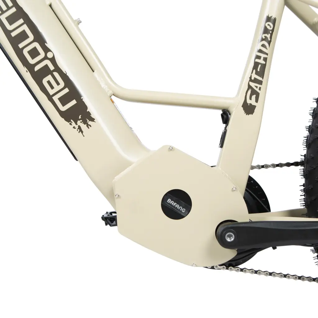 Eunorau FAT-HD Mid Drive Fat Tire Electric Bike – 1000W, 80-Mile Range, Rugged & Powerful
