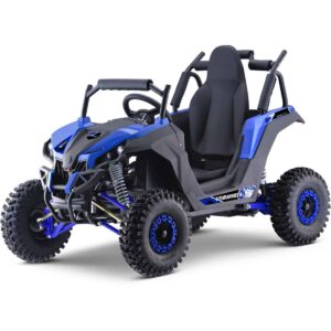 MotoTec Raider 48V 1200W Kids UTV – Full Suspension, 23 MPH, Steel Roll Cage